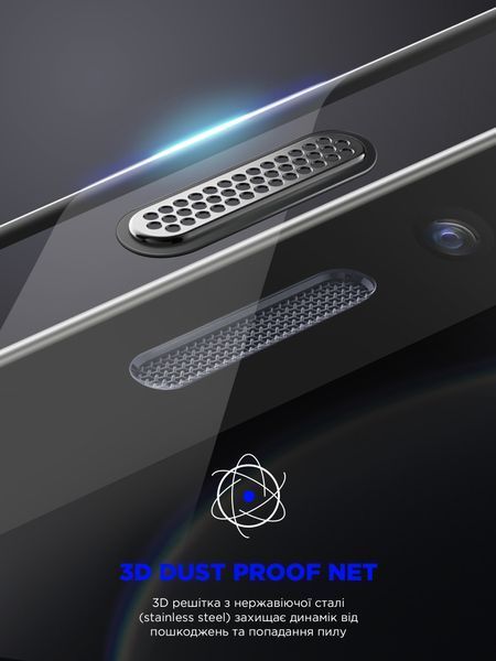 Захисне скло ArmorStandart Space Black Icon для Apple iPhone 14 Pro 63562 фото